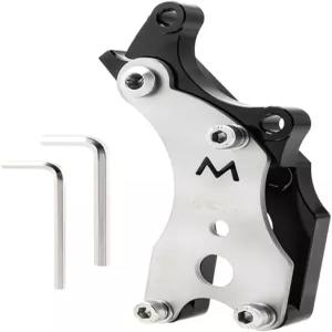 하우스온 자전거 디스크 브레이크 어댑터 컨버터 로드 바이크용 브래킷 산악 블랙 알루미늄 합금