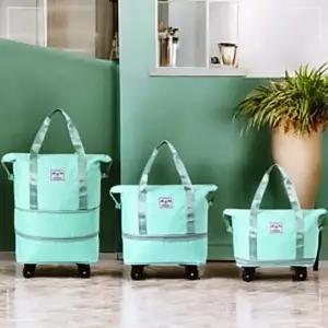 빅맥스2단확장보스턴백바퀴형보조여행가방민트 RWFHGAXX