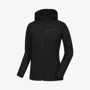 [프로스펙스]여자 블랙 기모 트리코트 본딩 트레이닝 후드자켓 상의 여성용 겨울 추리닝 PW3WN23W753_IC...