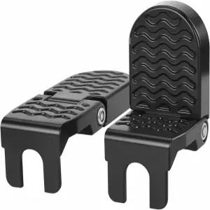 슈베드 2PCS 자전거 풋 페그 페그용 알루미늄 합금 승객용 논슬립 전기 자전거용 접이식 뒷 페달 산악 로드