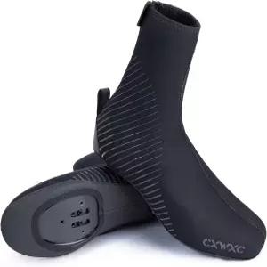 사이클링 슈즈 남성 여성을 위한 추운 날씨 커버 - 방수 겨울 야외 스포츠 비 오버슈즈 도로/산악 자전거