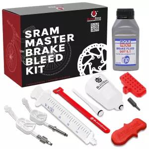 4 피스톤 SRAM 브레이크용 블리드존 마스터 퍼널 블리드 키트 - DOT 5.1 브레이크 오일 재사용 가능한