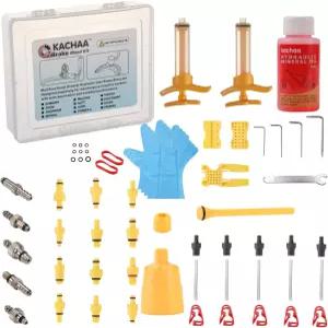 시마노 SRAM AVID 테크트로 마구라 헤이즈 브레이크용 브레이크 블리드 키트 깔때기 커넥터 피팅 60ML