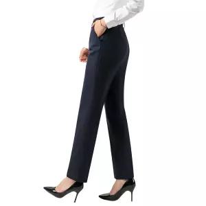 여자바지 통근 정장바지 비지니스 일자 오피스룩 드레이프 울 심쿵마켓