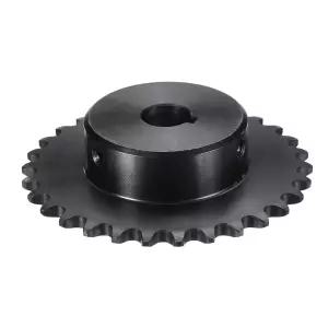 uxcell 35 체인 롤러 스프로킷 B형 5/8인치 보어 30 투스 단일 가닥 카본 스틸 세트 나사가 있는 키웨이