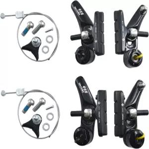 ZEOSS 디아콤프 DC988EX 사이클로크로스 캔틸레버 브레이크 세트(전면 및 후면) 블랙 DP3132-Q