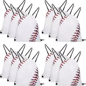 프렌다 야구 드로스트링 백팩 가방 파티 체육팀용 (12개)