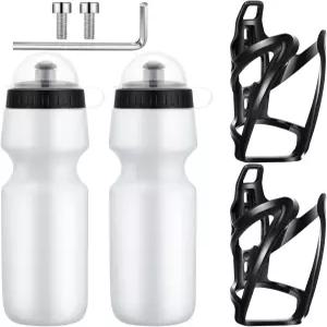 산악 야외 자전거를 위한 24온스 스퀴즈 스포츠 자전거 액세서리와 보틀 바이크 물병 및 홀더가 있는