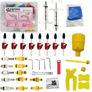 시마노 테크트로 마구라 헤이즈용 브레이크 블리드 키트 - MTB 및 로드 바이크용 전문 미네랄 오일 자전거