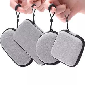 미니 소형 이어폰 보관 가방 하드 쉘 데이터 케이블 정리 가방 미니 소형 테크 가제트 휴대용 케이스 충전