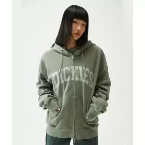 디키즈 DICKIES 피그먼트 다잉 아치로고 후드집업 Faded Gray D케이투 k23FG007FG 257620