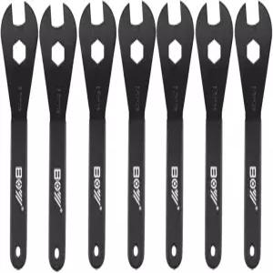 손주이아 자전거 콘 렌치 세트 공구(13 14 15 16 17 18 19mm) 휠 허브 액슬 너트 설치 리무버 사이클링