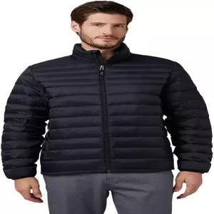 32도 히트 남성용 초경량 다운 패커블 재킷 ？ 경량 압축성 패딩