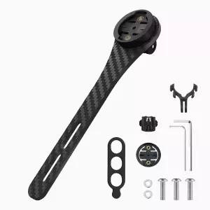 핸들바 프론트 마운트 브래킷 카본 파이버 로드 자전거 액션 카메라 해머헤드 카루 쿠스포 iGPSPORT 및