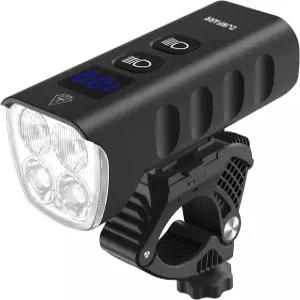 프론트 바이크 라이트 또는 헤드라이트 백 테일라이트 세트 2000루멘 슈퍼 브라이트 로드 마운틴 이바이크