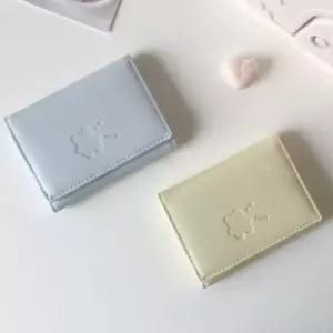 여성 데일리 학생 곰돌이 심플 파스텔 미니 반지갑 kEC2+3JUD