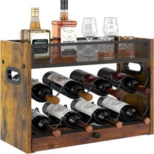 3단 카운터탑 와인 랙 커피 바용 서랍이 있는 시럽 정리함 가정용 주방 레스토랑 및 바 카운터를 위한