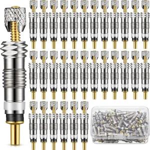 비토리아 스탠의 컨티넨탈 켄다와 호환되는 튜브리스 로드 MTB 자전거용 데이터널 프레스타 밸브 코어