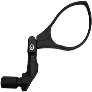 하프니 뉴 바 엔드 바이크 미러 HD 오토모티브 등급 유리 렌즈 대형 표면 파손 방지 다각도 조절 가능