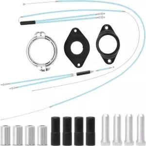 스피너 로터가 장착된 BMX 바이크 자이로 브레이크 케이블 전면 + 후면(상부 하부) - 프리미엄 스테인리스