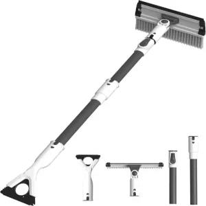 47.3 트럭 SUV용 스노우 브러시 및 브룸 폼 그립이 있는 차량 앞유리용 확장형 스 스크레이퍼 지붕 청소용