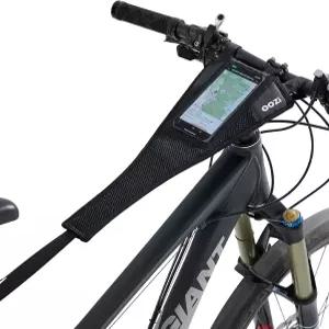 OOZi 자전거 스웨트 가드 트레이너 네트와 폰 파우치 프레임 프로텍터 캐처 실내 사이클링 훈련용