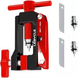 저스사이클링 자전거 유압 디스크 브레이크 호스 라인 커터 및 니들 바브 드라이버 도구 시마노와 호환되는