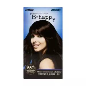 비해피 컬러크림 5.5G 다크커피브라운
