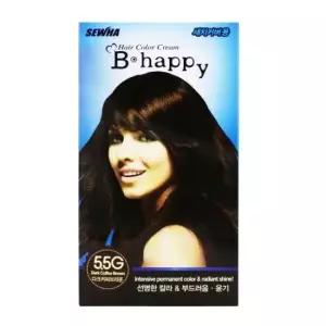 비해피 칼라크림 5.5G 다크커피브라운