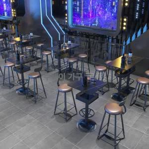 해이프 홈바 원목 높은 베란다 북유럽 인테리어 화이트