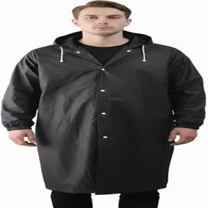 룸럭스 EVA 레인코트 - 재사용 가능한 투명 폰초 방수 및 통기성 레인웨어 여성용 남성용