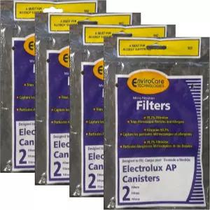 Electrolux AP 캐니스터 8팩에 맞게 제작된 EnviroCare 대체 알레르겐 여과 진공 청소기 필터