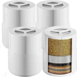 졸리 필터 샤워헤드와 호환되는 교체 카트리지 중금속 제거 염소 및 냄새 한 모발과 피부를 위한 고압 샤워