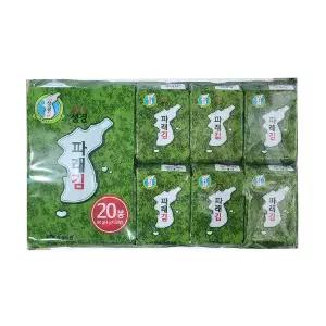 [하프클럽/베스트쇼핑]지도표 성경김 파래 식탁김 20단 4g (20봉 x 5개) 100개, 한박스