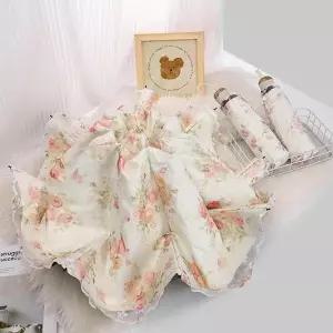 [셀러허브]방수코팅 플라워 레이스 UV차단 양산 (S39103747)