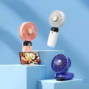 [셀러허브]온더벨라 LED 무선 핸디형 선풍기 2400mAh (S36133833)