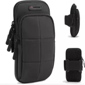 달리기용 프라임 컴포트 휴대폰 암 밴드 운동용 암밴드 홀더(블랙)