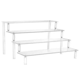 아크릴 진열대 투명 디스플레이 보관용 진열장 계단형