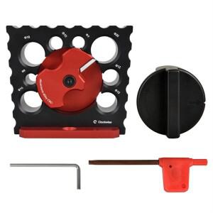 A02F-전기 드릴 제작 원형 다웰 반자동 로터리 커터 다중 구멍 목공 보조 도구