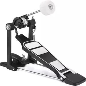 Facmogu 싱글 킥 베이스 드럼 페달 페달에는 클래식 펠트 비터 스틱과 발 타악기 세트 악기용 키 초급 및