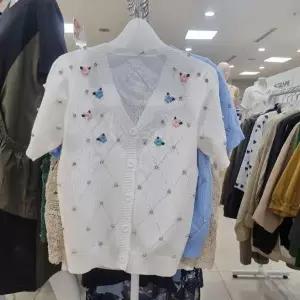 [하프클럽/] DP01 큐빅플라워가디건 CWGD2008