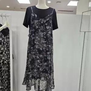 [하프클럽/] DP01 티셔츠쉬폰원피스 GWOF2054