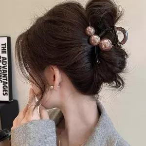 [셀러허브]온더벨라 왕구슬 올림머리 집게핀 8cm (S45014341)