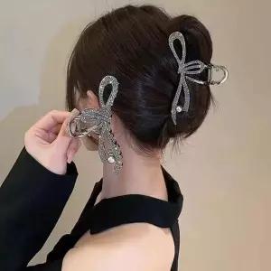 [셀러허브]온더벨라 메탈 광택 스틸 헤어집게핀 2개세트 (S41375283)