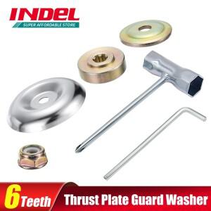 스트링 트리머 브러시 커터 부품용 6 톱니 스러스트 플레이트 블레이드 어댑터 키트, M10 × 1.25 왼손 너