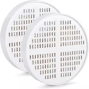 아쿠아홈그룹 샤워 헤드 필터용 비타민 C + E A 필터 교체 카트리지 - 2팩