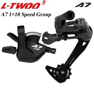 LTWOO A7 1X10 속도 변속기 그룹 세트 10S 트리거 시프터 알루미늄 합금 MTB 자전거 42T 50T 뒷 부품