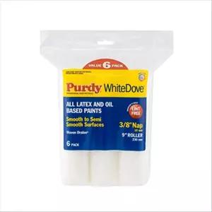 퍼디 화이트 도브 롤러 커버 9 x 3/8 인치 6 카운트