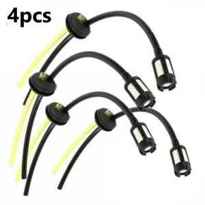 4PCS 트리머 브러시 커터 연료 호스 파이프 탱크 필터 정원 전동 공구 부품 정장 가솔린 소프트 유연한