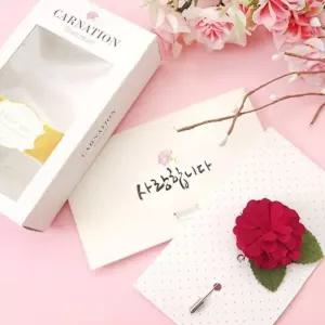 참앤코지 카네이션 부토니에 가정의달 카네이션조화